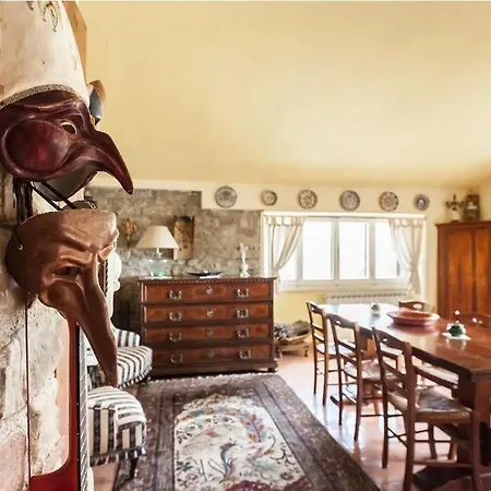 아파트 Casale Gli Angeli-charming With Garden And Parking! 구비오